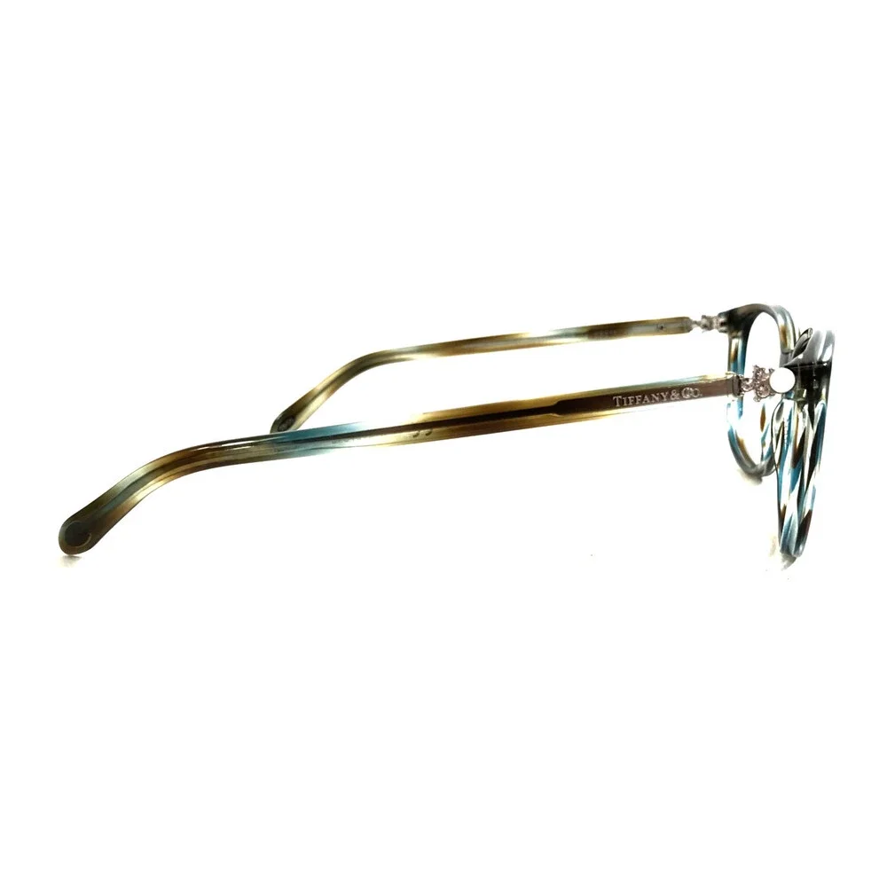 Tiffany & Co. Eyeglasses Frames TF2109-H-B 8124 Brown Blue Pearls 53-17-140